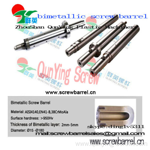 Alloy Material Bimetallic Barrels And Screw With Grade A B C 